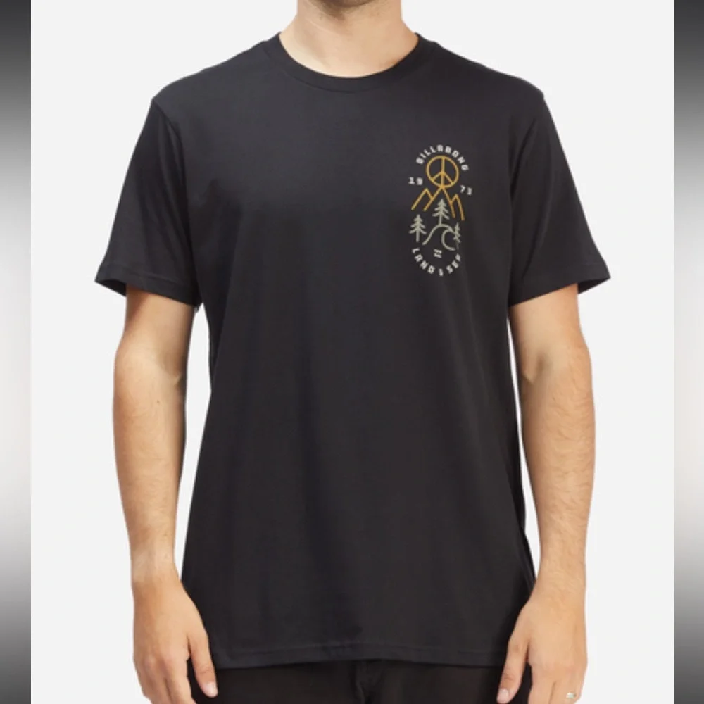 Billabong Men's Tranquil Short Sleeve Graphic Tee Shirt Medium M - Picture 3 of 7